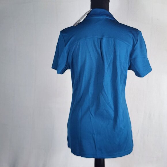 Devon and Jones Dark Teal Crownlux Performance Style DG20W Polo Work Top Size M - Picture 9 of 16